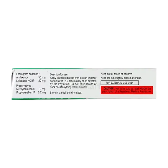 lexanox plus paste 5 gm
